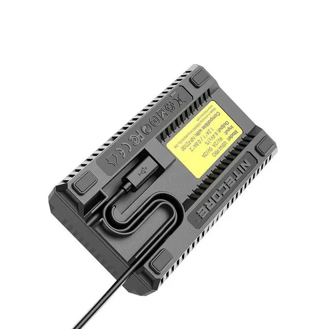 Nitecore USN4 PRO Dobbel Lader For Sony For Sony NP-FZ100 batterier 