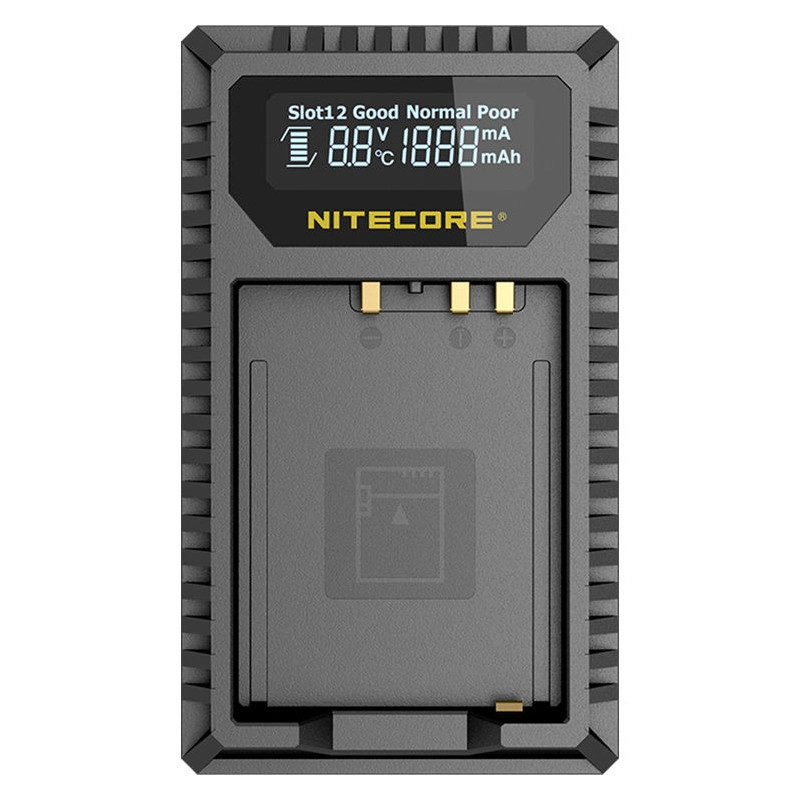 Nitecore FX1 Ladeadapter USB-A 2x FW126S Lade 2stk Fujifilm NP-FW126 batterier