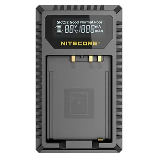 Nitecore FX1 Kompakt Dobbel Lader Fujifilm NP-FW126