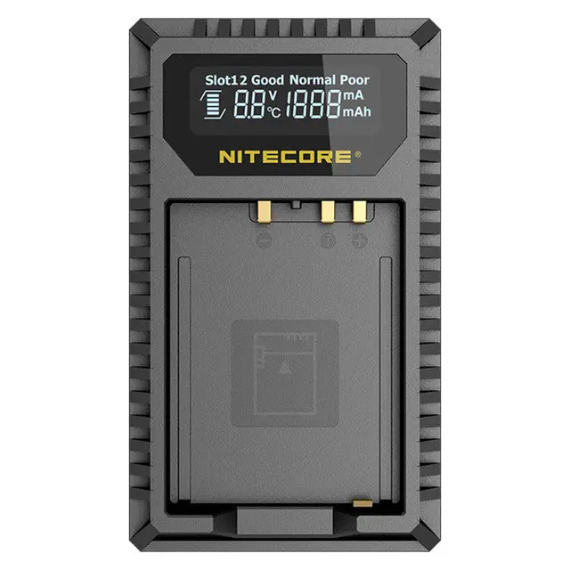 Nitecore FX1 Kompakt Dobbel Lader Fujifilm NP-FW126 
