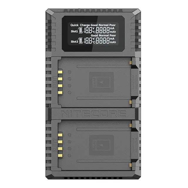 Nitecore FX2 PRO Dobbel Lader Fujifilm Fujifilm NP-T125 