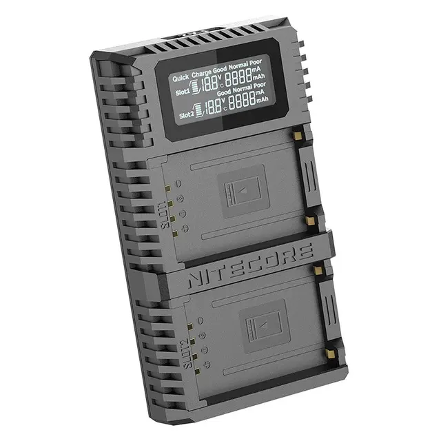 Nitecore FX2 PRO Dobbel Lader Fujifilm Fujifilm NP-T125 