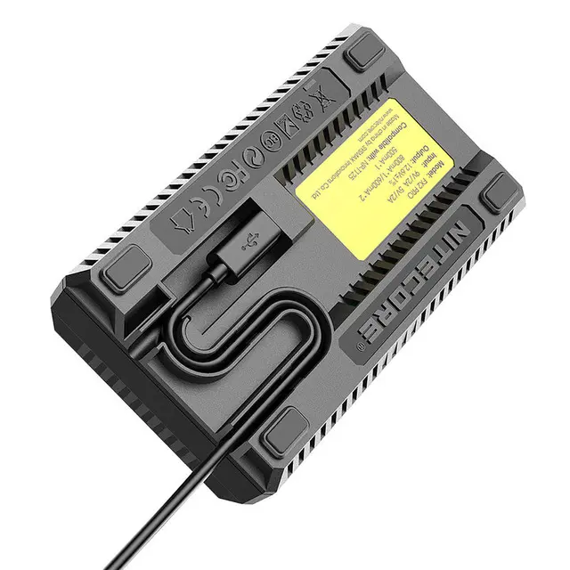 Nitecore FX2 PRO Dobbel Lader Fujifilm Fujifilm NP-T125 