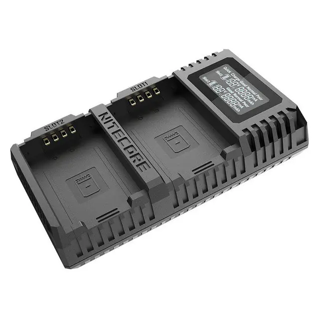 Nitecore ULM10 PRO Dobbel Lader Leica Leica BP-SCL5 