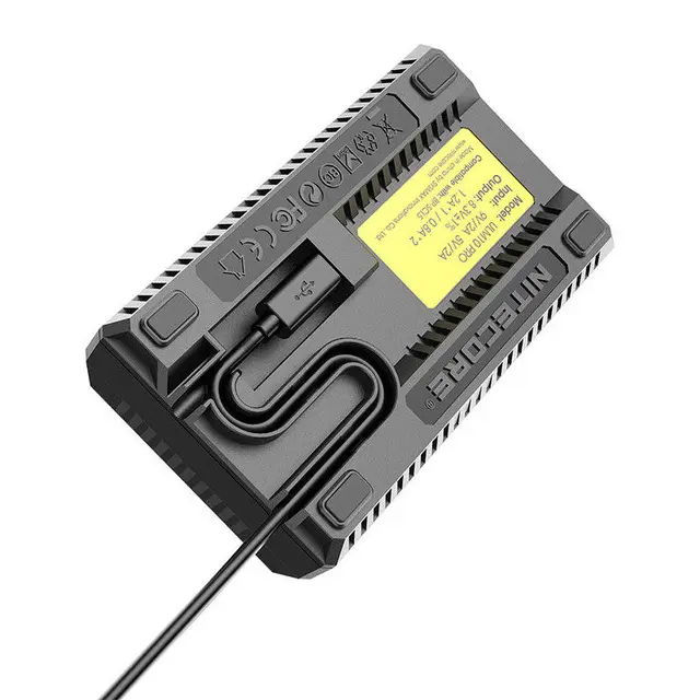 Nitecore ULM10 PRO Dobbel Lader Leica Leica BP-SCL5 