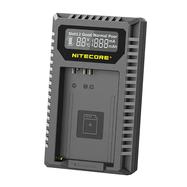 Nitecore UCN5 Dobbel Lader For Canon Canon LP-E17 