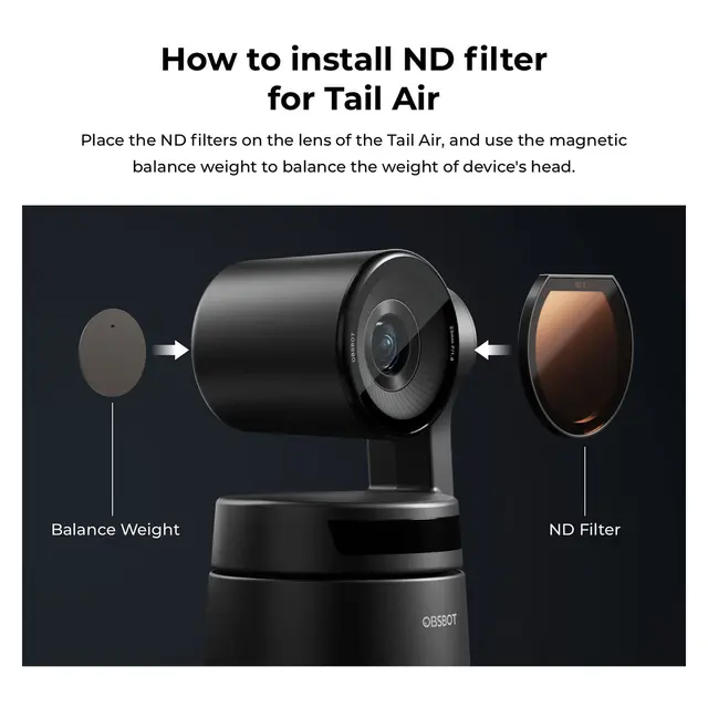 OBSBOT Tail Air ND filter 