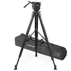 OConnor 1040 Fluid Head &amp; Tripod flowtech100 tripod og Mid Level Spreader