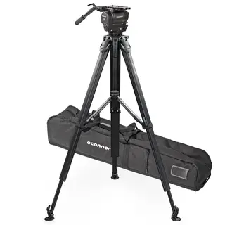 OConnor 1040 Fluid Head &amp; Tripod flowtech100 tripod og Mid Level Spreader