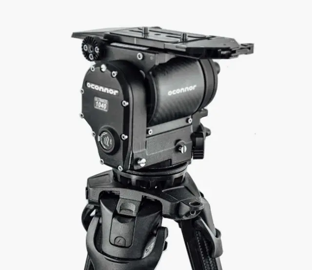 OConnor 1040 Fluid Head and flowtech 100 Tripod System with Handle an