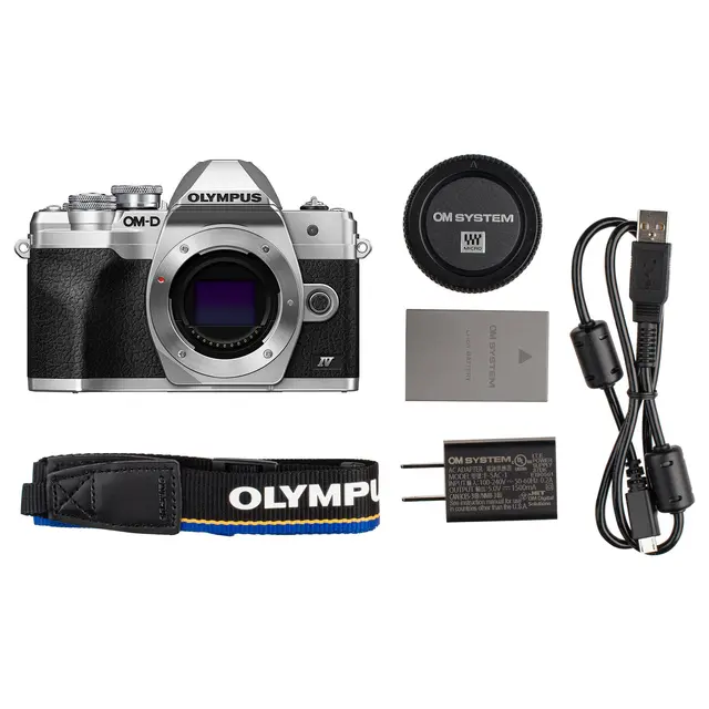 Olympus OM-D E-M10 IV kamerahus Sølv 