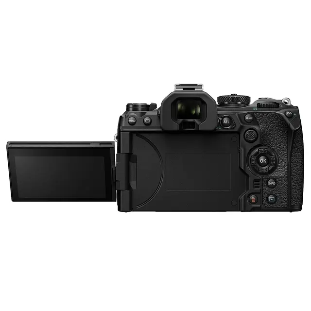 OM SYSTEM OM-1 Kamerahus 20MP Stacked. 