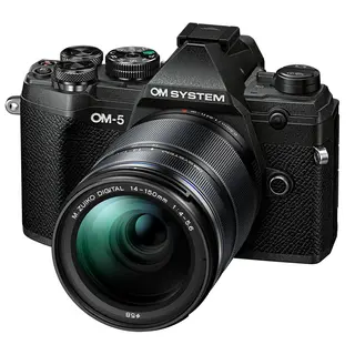 OM SYSTEM OM-5 m/14-150mm f/4-5.6 II Sort