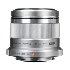 Olympus M.Zuiko Digital 45mm f/1.8 Sølv
