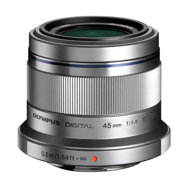 Olympus M.Zuiko 45mm f/1.8 Silver Silver 