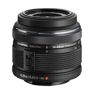 Olympus M.Zuiko 14-42mm f/3.5-5.6 II R Black