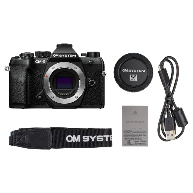 OM SYSTEM OM-5 II Kamerahus Sort Black 
