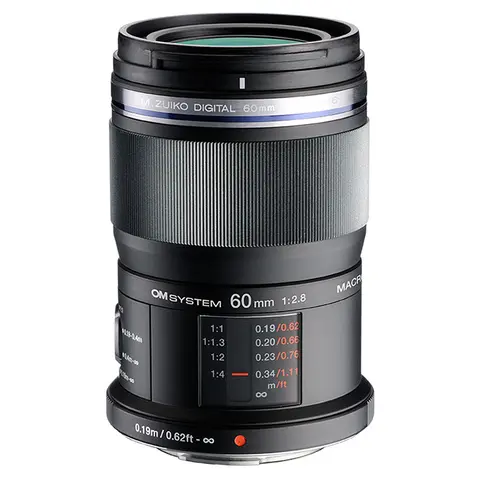 OM SYSTEM M.Zuiko ED 60mm f/2.8 Black