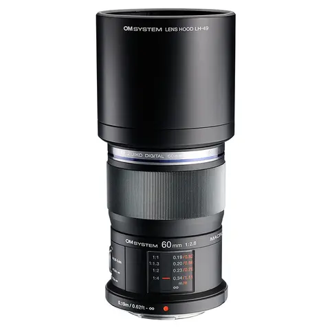 OM SYSTEM M.Zuiko ED 60mm f/2.8 Black
