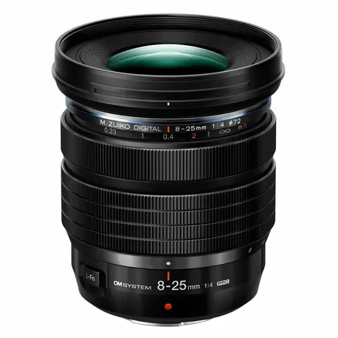 OM SYSTEM ED 8-25mm f/4.0 PRO Sort