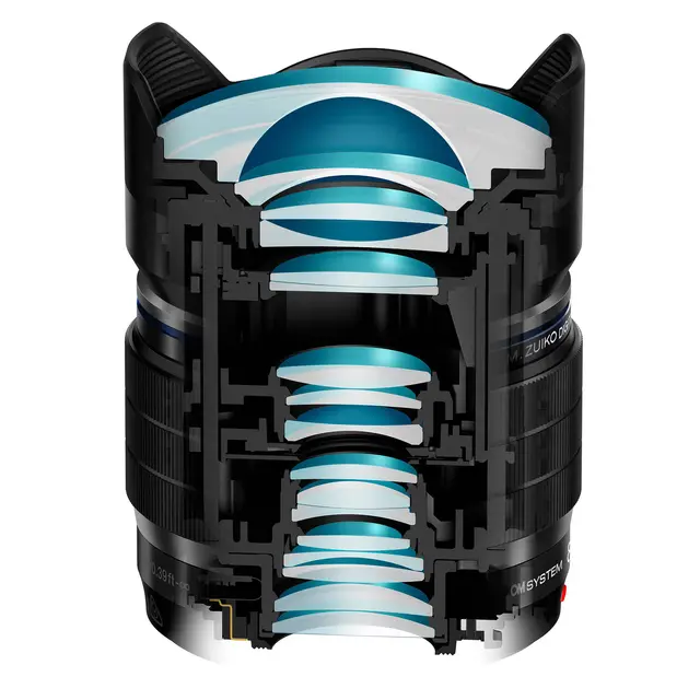 OM SYSTEM M.Zuiko ED 8mm f/1.8 PRO Fisheye 