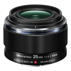 OM SYSTEM M.Zuiko ED 25mm f/1.8 II Black
