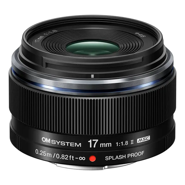 OM SYSTEM M.Zuiko ED 17mm f/1.8 II Black 