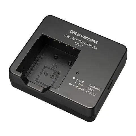 OM SYSTEM BCS-7 Li-ion Battery Charger Lader for BLS-7