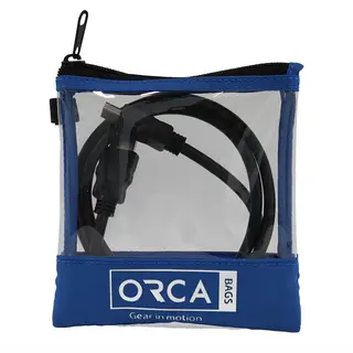 Orca Pouch Set Transparent OR-180 4 stk Gjennomsiktige poser