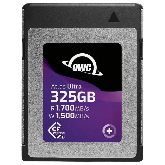 OWC CFexpress Atlas Ultra 325GB Type B. R1700/W1500 