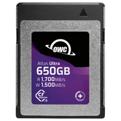 OWC CFexpress Atlas Ultra 650GB Type B. R1700/W1500