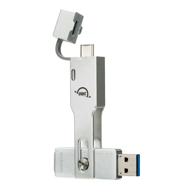 OWC Envoy Pro Mini Thumbdrive 1TB 1TB SSD Minnepinne. USB A og USB C 