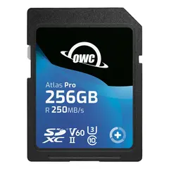 OWC SD Atlas Pro SDXC UHS-II 256GB R250/W130 (V60)