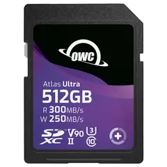 OWC SD Atlas S Ultra SDHC UHS-II 512GB R300/W250 (V90)