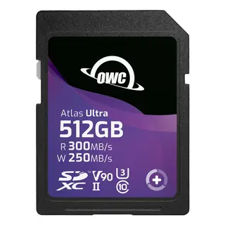 OWC SD Atlas S Ultra SDHC UHS-II 512GB R300/W250 (V90)