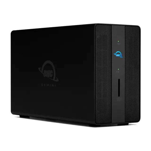 OWC Gemini Thunderbolt Dock & Dual-Drive External Storage w/3.5” Sata HDD 4TB 