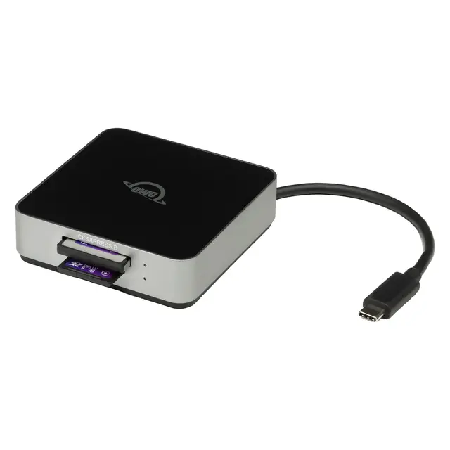 OWC Kortleser Atlas USB-C Dual-Slot CFexpress Type B og SDXC UHS-II 
