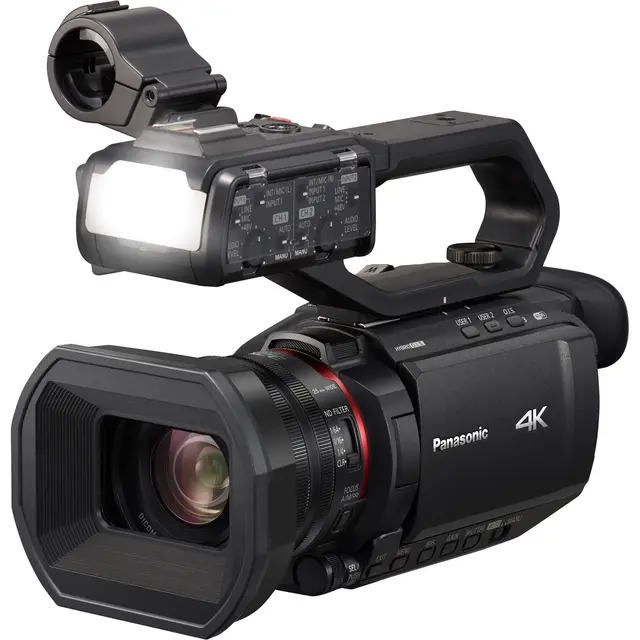 Panasonic HC-X2000 UHD 4K 3G-SDI/HDMI Pro Camcorder med 24x Zoom 
