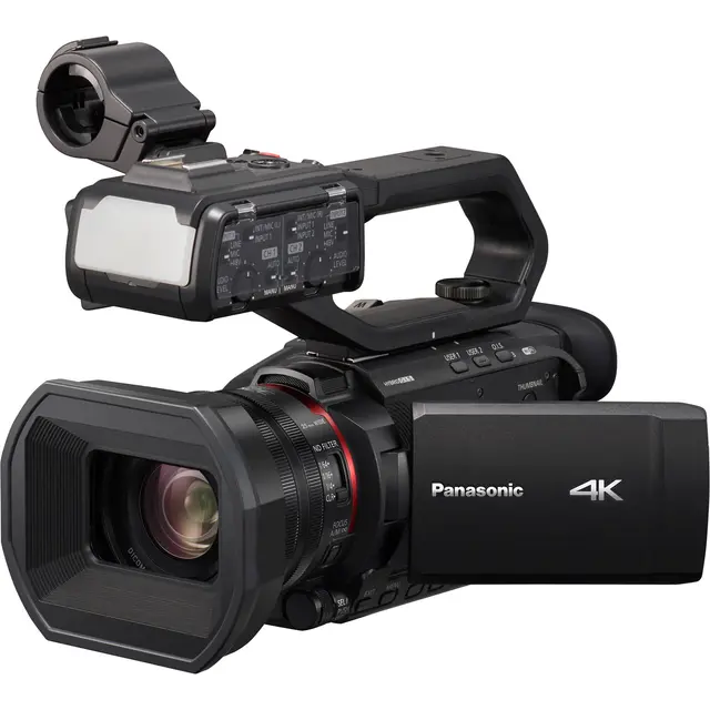 Panasonic HC-X2000 UHD 4K 3G-SDI/HDMI Pro Camcorder med 24x Zoom 