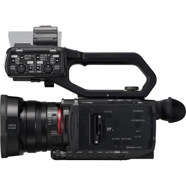 Panasonic HC-X2000 UHD 4K 3G-SDI/HDMI Pro Camcorder med 24x Zoom 