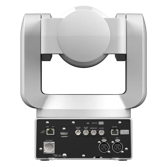 Panasonic AW-UER200 5K PTZ Camera 22x Optical Zoom. Roll Model. White 