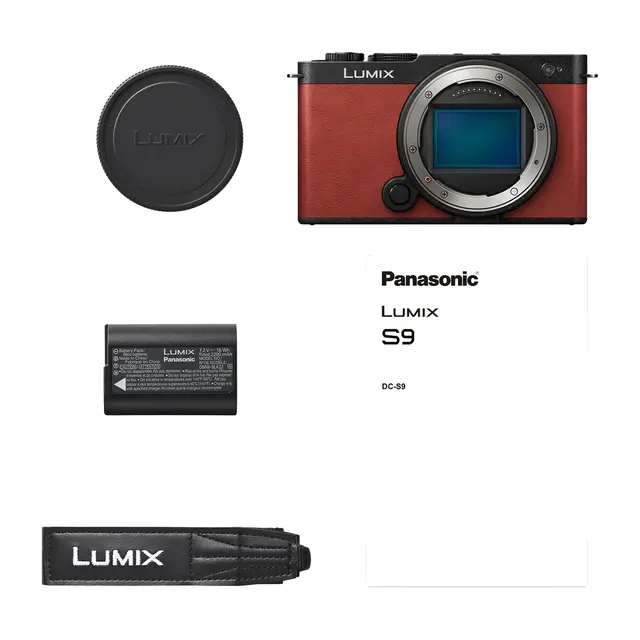Panasonic Lumix S9 Crimson Red Kamerahus 