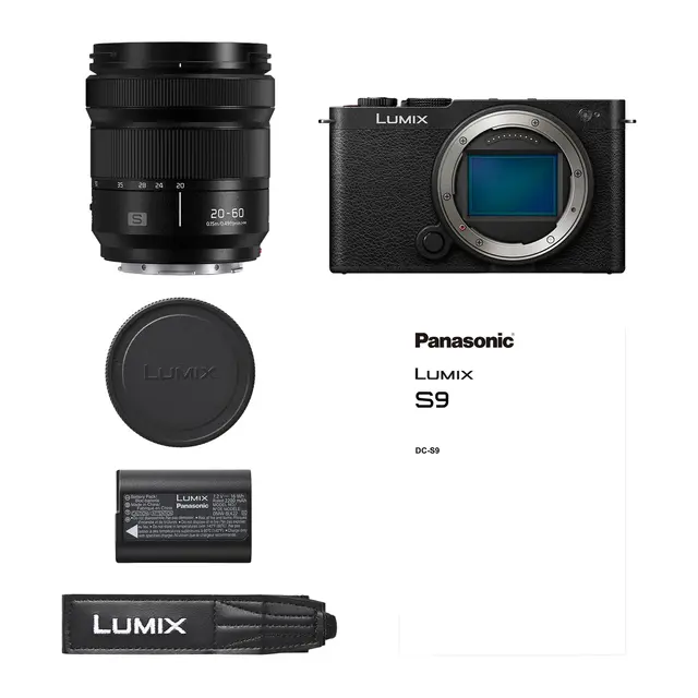 Panasonic Lumix S9 Jet Black Kit Med 20-60mm f/3.5-5.6 