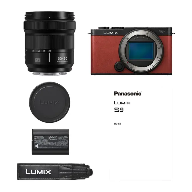 Panasonic Lumix S9 Crimson Red Kit Med 20-60mm f/3.5-5.6 