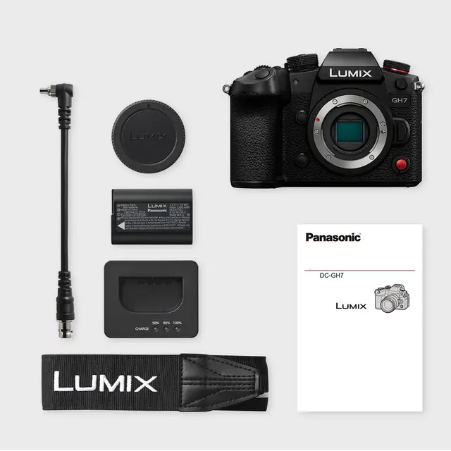 Panasonic Lumix DC-GH7 Kamerahus 5,7K Råvideo og fasefokus 