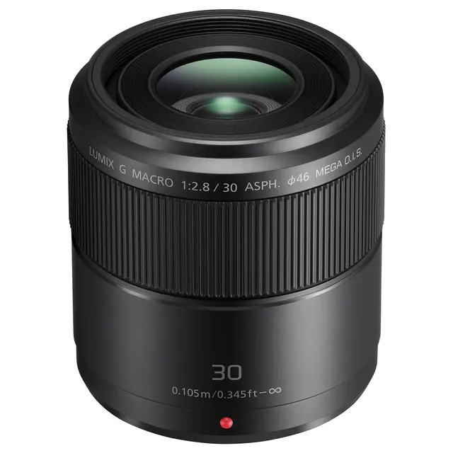 Panasonic Lumix G Macro 30mm f/2.8 MFT ASPH Mega O.I.S 