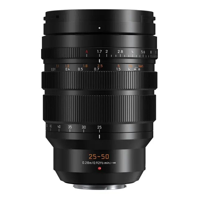 Panasonic Leica DG 25-50mm f/1.7 ASPH Vario-Summilux. Tilsv 50-100mm 