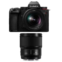 Panasonic Lumix S5 II 20-60mm f/3.5-5.6 + 50mm f/1.8 og batteri