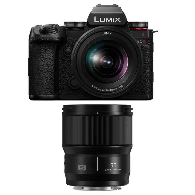 Panasonic Lumix S5 II 20-60mm f/3.5-5.6 + Lumix S 50mm f/1.8 
