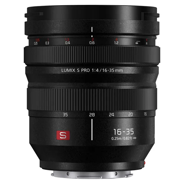Panasonic Lumix S Pro 16-35mm f/4 L-fatning. Fullformat 
